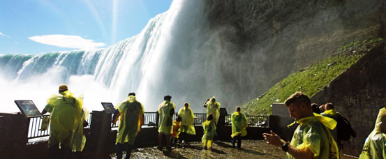 Viewing point at Journey Behind the Falls